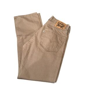 LEVIS 505 MENS JEANS Size 31 x 32 ~ STRAIGHT LEG Stone Khaki Beige W31 L32 pants